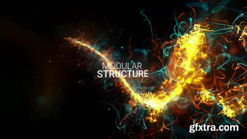 Videohive Abstract Particles Titles Trailer 20606970