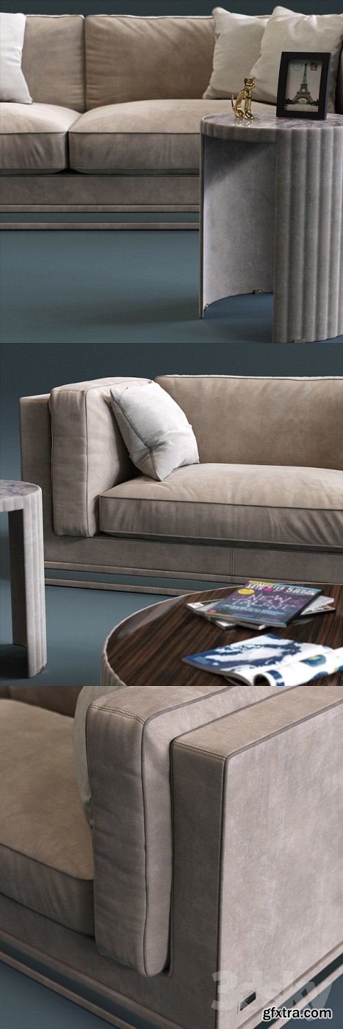 Fratelli Longhi MASON 3-Seates Sofa