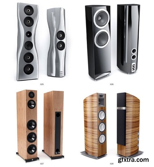 Speakers 3d models