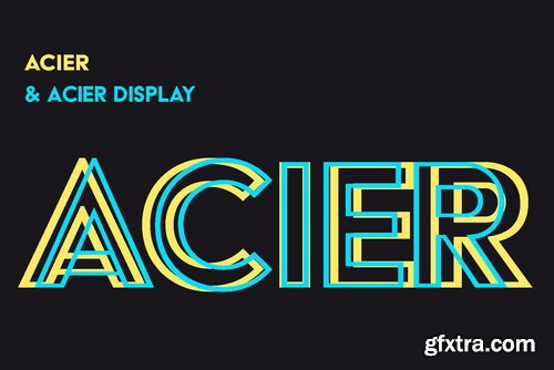 Acier Font Family