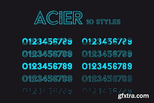 Acier Font Family