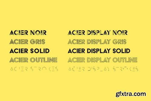 Acier Font Family