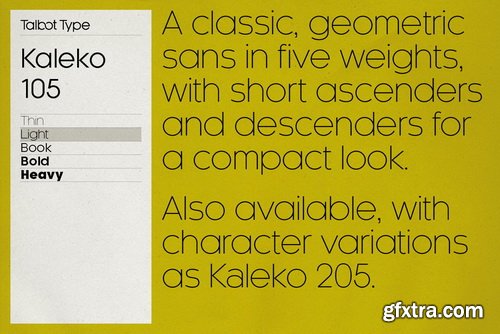 Kaleko 105 Font Family