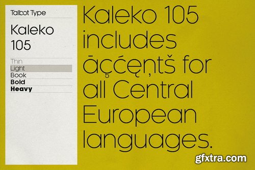 Kaleko 105 Font Family