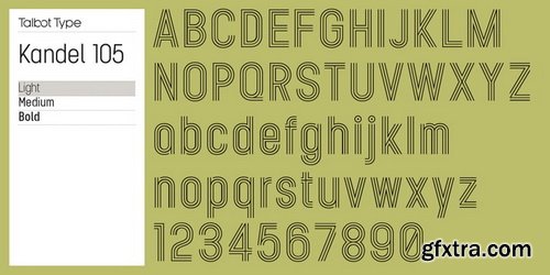 Kandel 105 Font Family