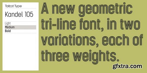 Kandel 105 Font Family