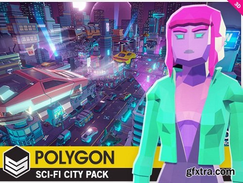 Unity Asset Store - POLYGON - Sci-Fi City Pack