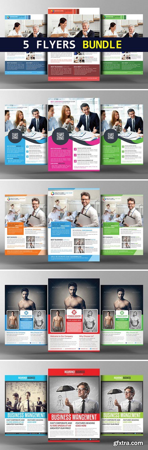 CM - 5 Agency/Business Flyers Bundle 2403548