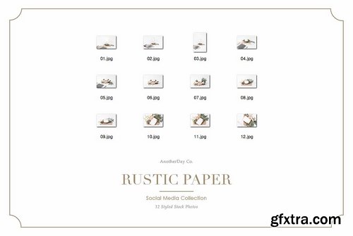 CM - Rustic Paper Styled Stock Photos 2452346