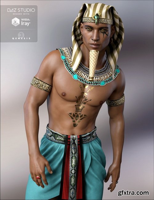 Daz3D - Ancient Egypt Bundle (Character, Outfit, Expansion and Poses)