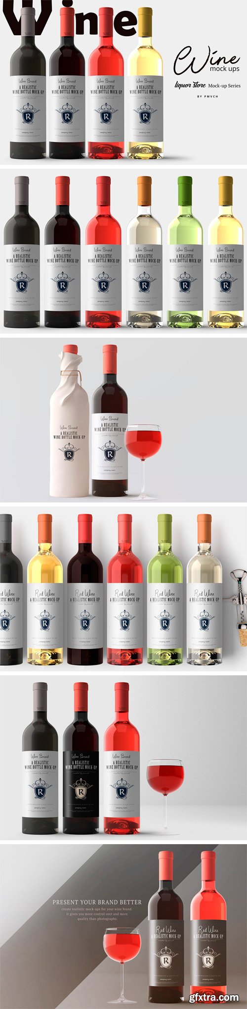 CM - Wine Mockup Kit 2419721