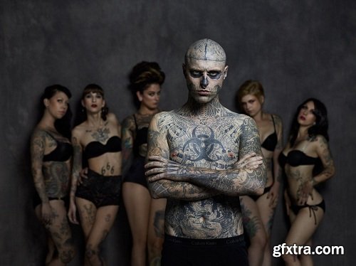 Joey L - Zombie Boy - Rick Genest Photoshoot