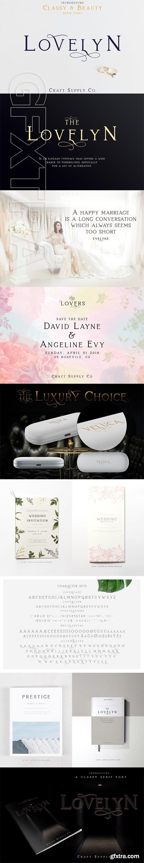 CreativeMarket - Lovelyn Font 2417316