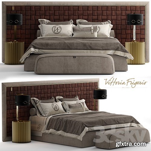 3dsky - Bed vittoria frigerio DURINI