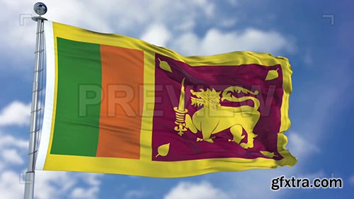 Sri Lanka Flag Animation 74380