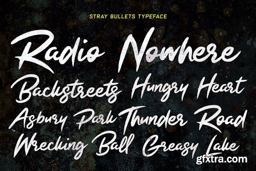 Stray Bullets Font Family