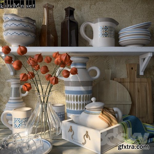 3dsky - Kitchen Set 09