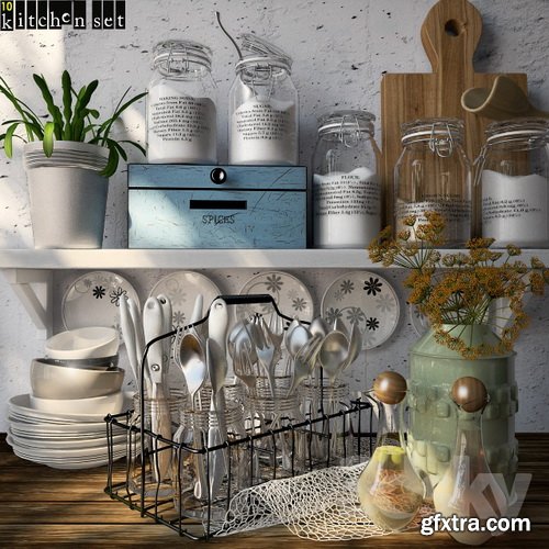 3dsky - Kitchen Set 10