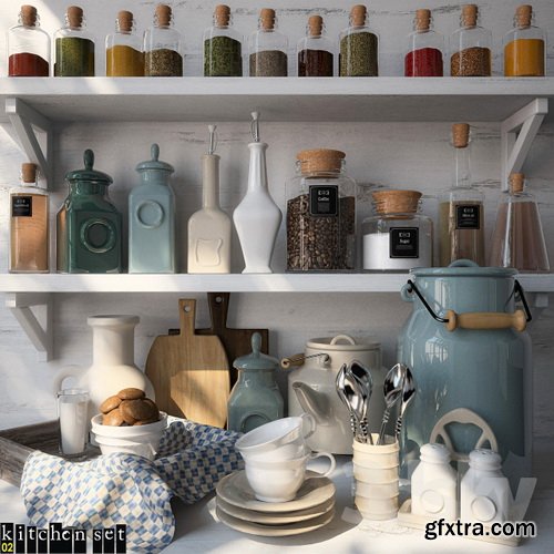 3dsky - Kitchen Set 02