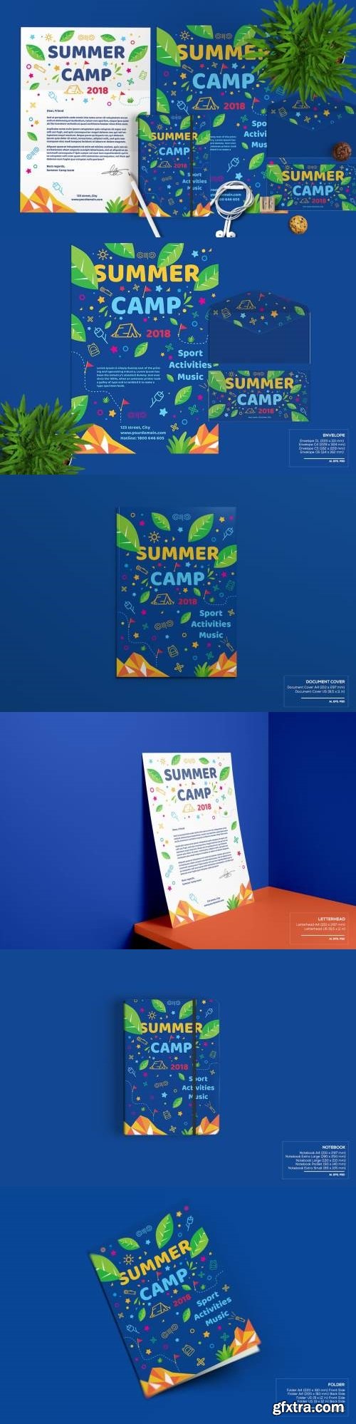 Summer Camp-Print Pack Template