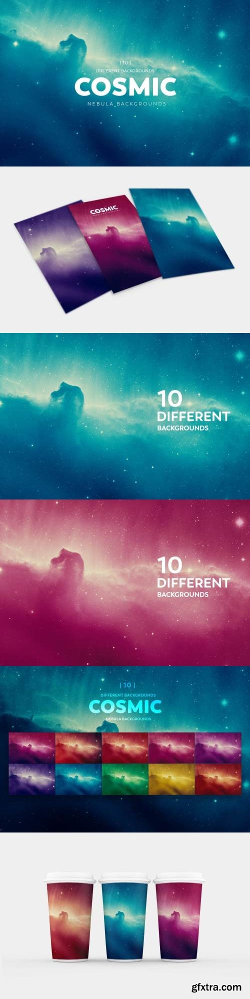 Cosmic Nebula Backgrounds