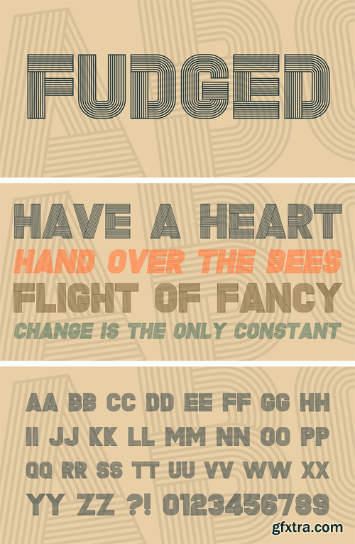 Fudged Font Family