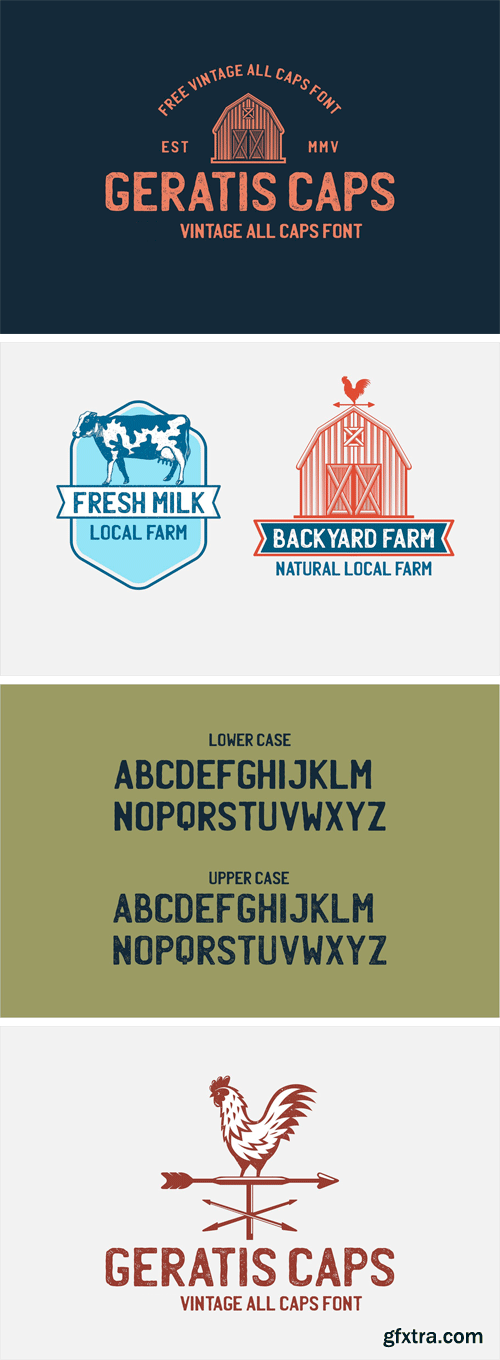 Geratis Caps Font