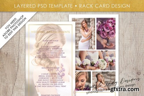 CreativeMarket PSD Photo Rack Card Template #1 2140334