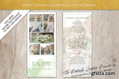 CreativeMarket PSD Photo Rack Card Template #1 2140334