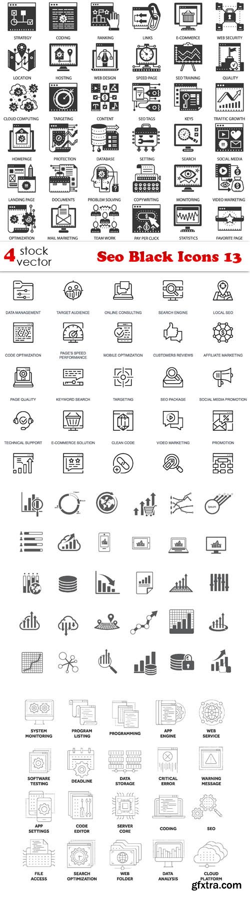 Vectors - Seo Black Icons 13