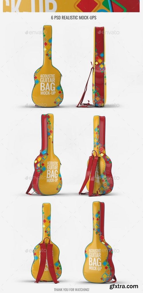 GraphicRiver - Acoustic Guitar Bag Mock-Up 21789342