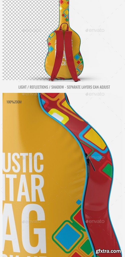 GraphicRiver - Acoustic Guitar Bag Mock-Up 21789342