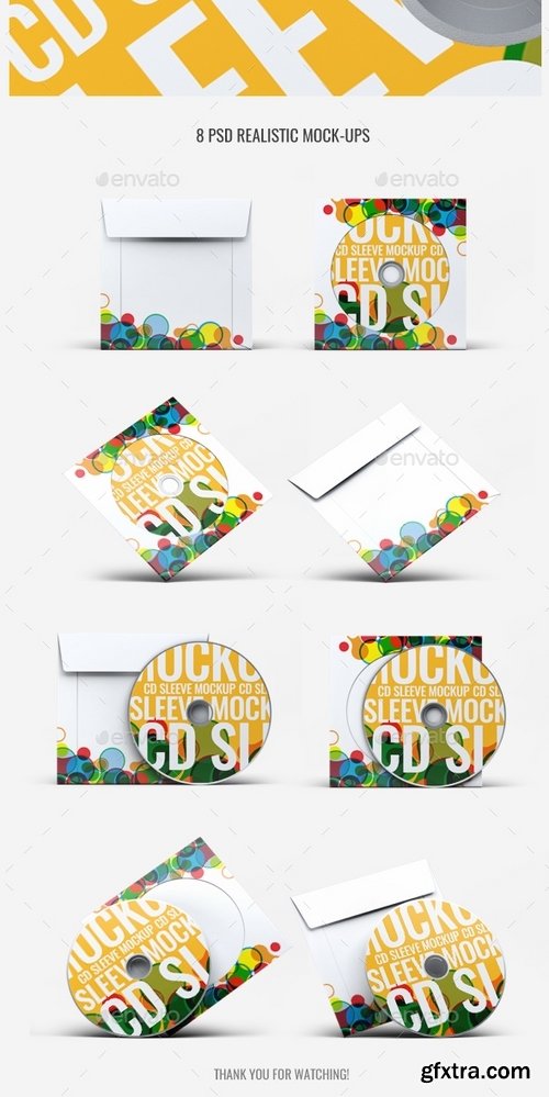 GraphicRiver - CD Sleeve Cover Mock-Up v01 21789451