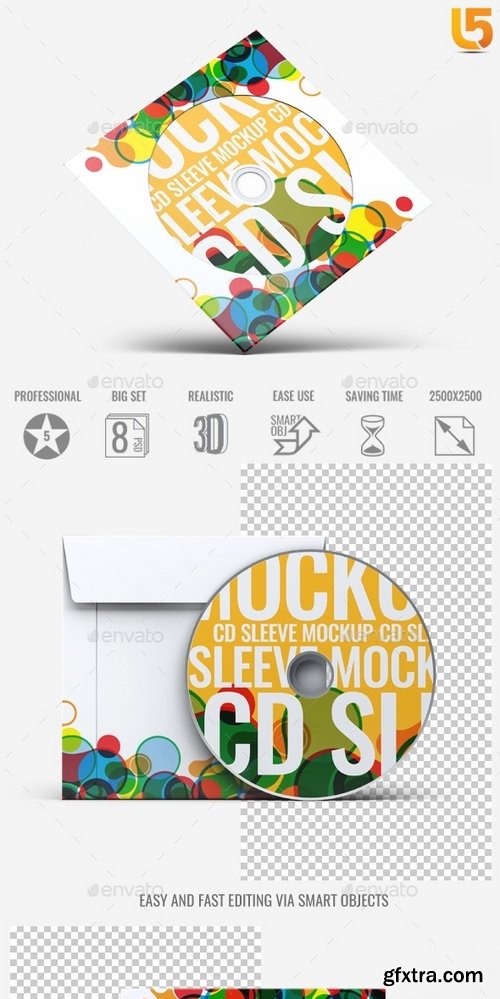 GraphicRiver - CD Sleeve Cover Mock-Up v01 21789451