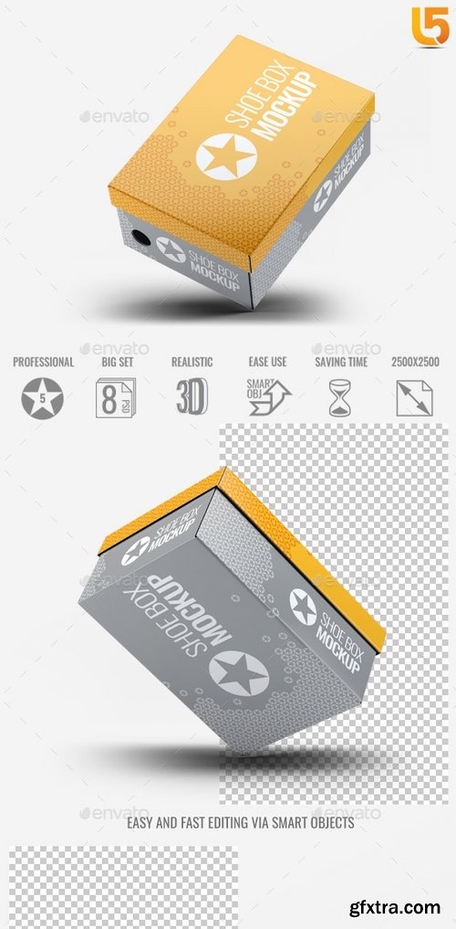 GraphicRiver - Shoe Box Mock-Up v2 21794143