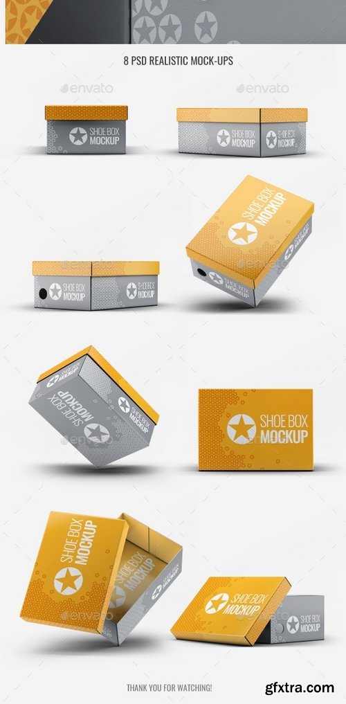 GraphicRiver - Shoe Box Mock-Up v2 21794143