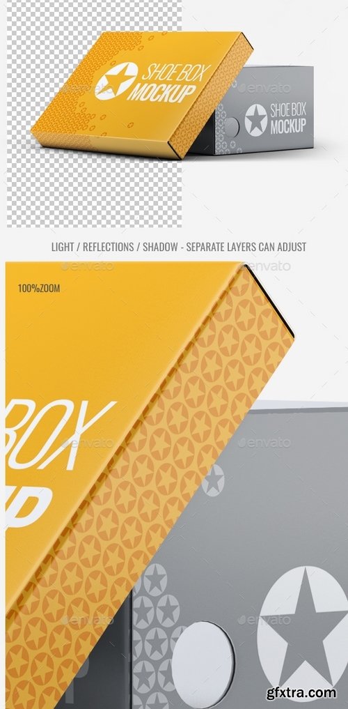 GraphicRiver - Shoe Box Mock-Up v2 21794143