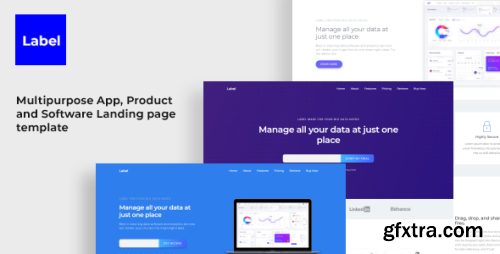 ThemeForest - Label Software and App Landing Page Template v1.0 - 21713504