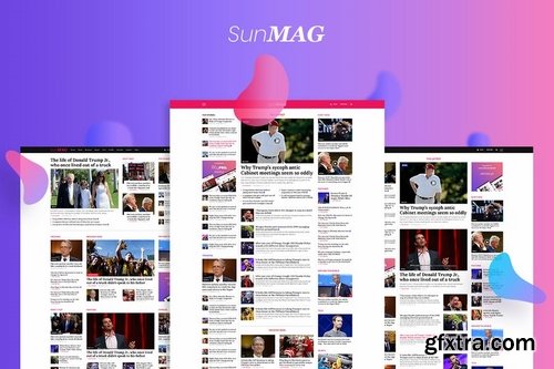 SUNMAG - Multipurpose Magazine PSD Template