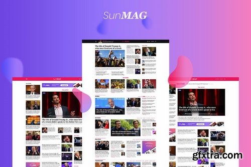 SUNMAG - Multipurpose Magazine PSD Template