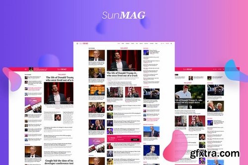 SUNMAG - Multipurpose Magazine PSD Template