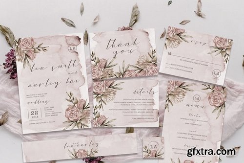 Flower Wedding Invitation