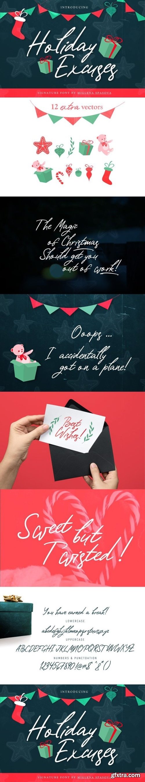 CM - Holiday Excuses Vector Pack 2080205