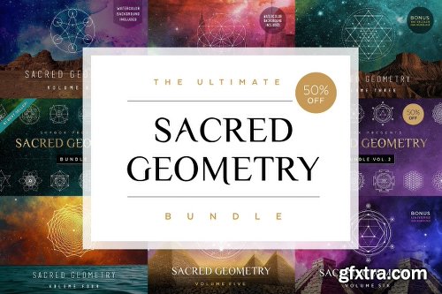 CreativeMarket Ultimate Sacred Geometry Bundle 1855071