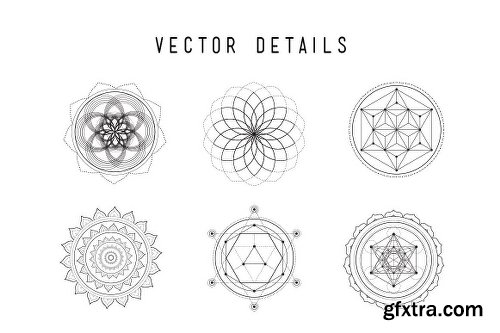 CreativeMarket Ultimate Sacred Geometry Bundle 1855071