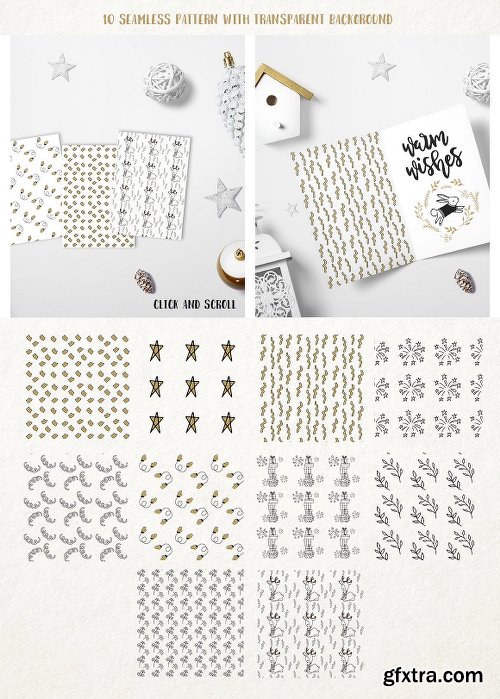 CreativeMarket Warm Wishes greeting collection 2133590