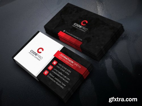 CreativeMarket Pixelate Business Card 2133100