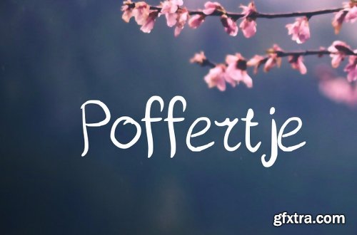 CreativeMarket Poffertje Handwritten Script Font 2140136