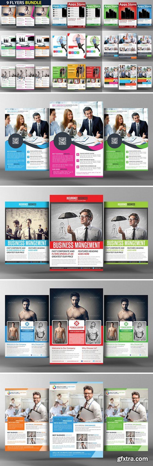 CM - 9 Business Flyers Bundle 2403500