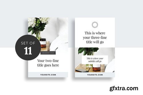 CreativeMarket Pinterest Optimized Templates CANVA 2376859